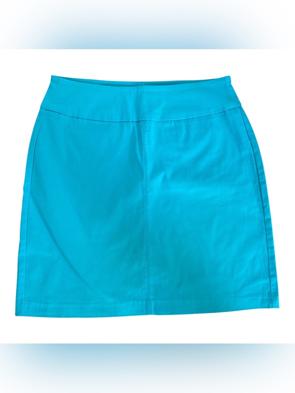 Lulu-B Bright Turquoise Mini Skirt